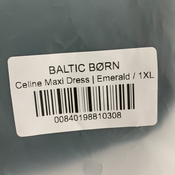 Baltic Born Regal Green Maxi Dress NWOT - Picture 9 of 11